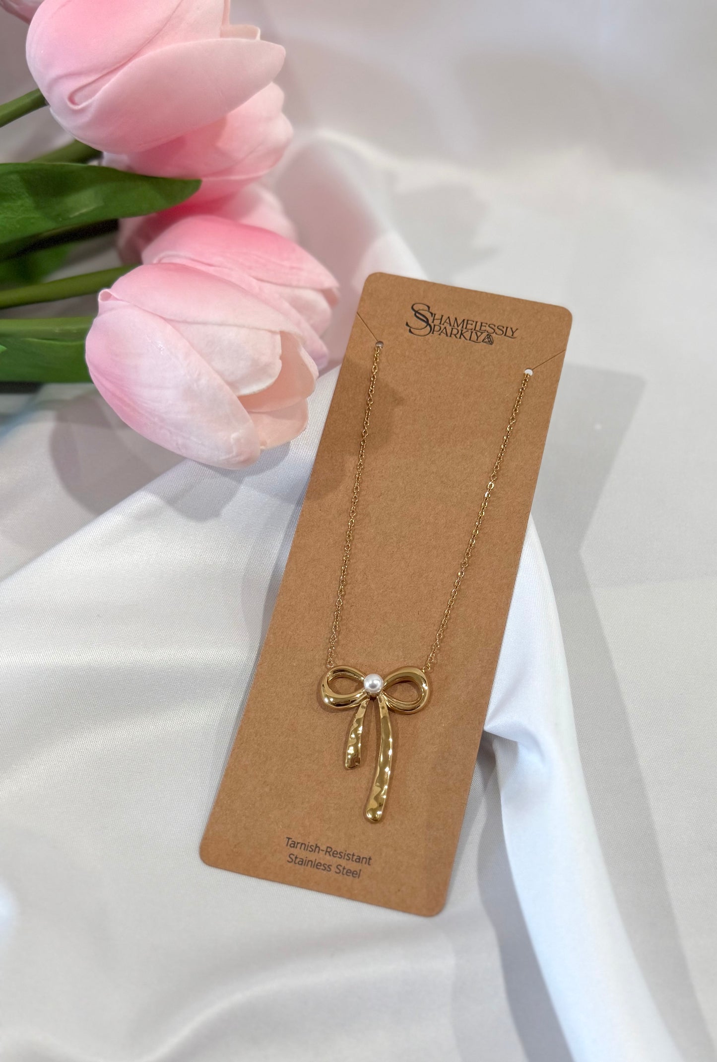 Coquette Bow Necklace