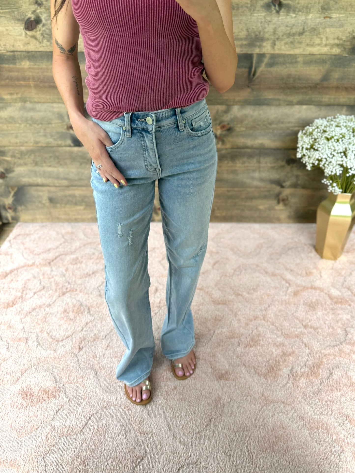 The Harper Wide Leg Jeans