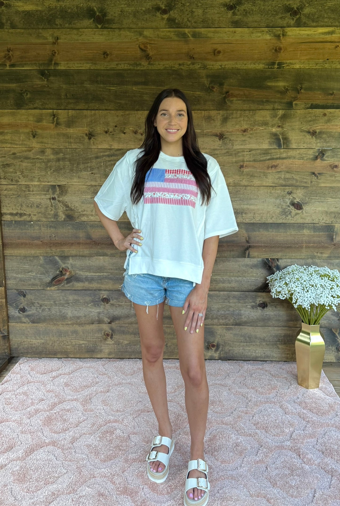 The Freedom Patchwork Tee