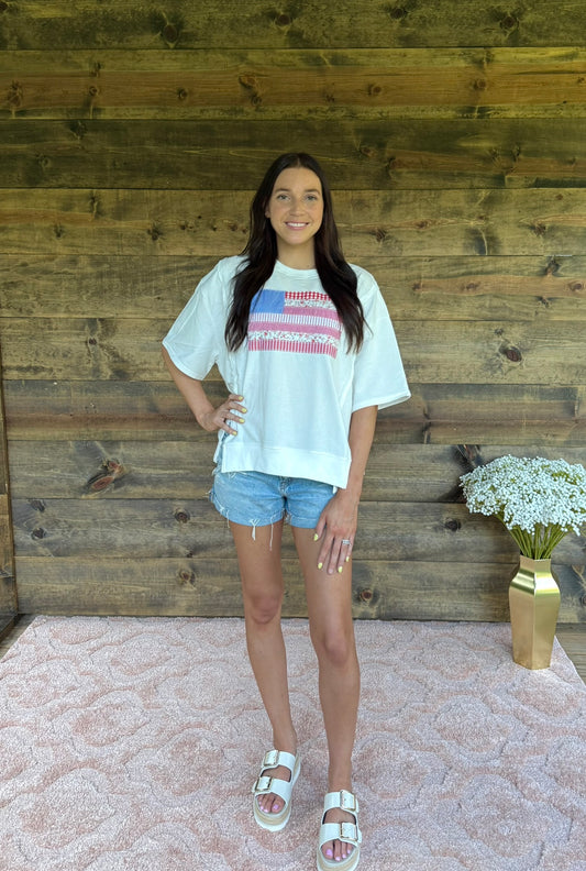 The Freedom Patchwork Tee