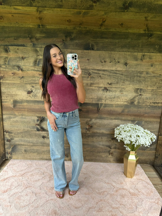 The Harper Wide Leg Jeans