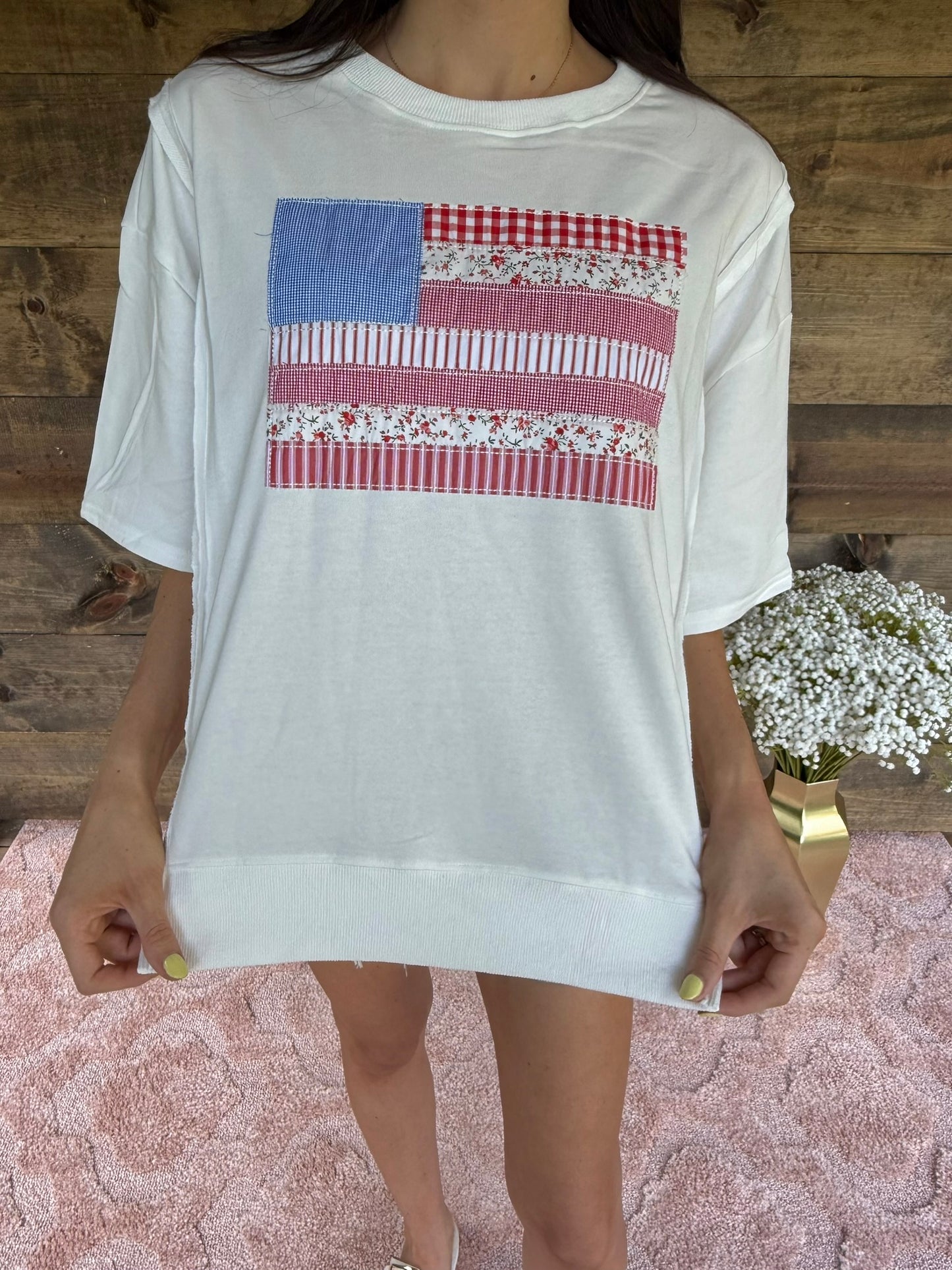 The Freedom Patchwork Tee